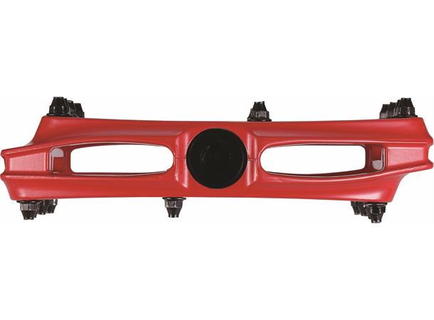 BBB CoolRide BPD-36 Platformpedal Rød Alu, 103x90mm, 10-pins, 440gr 